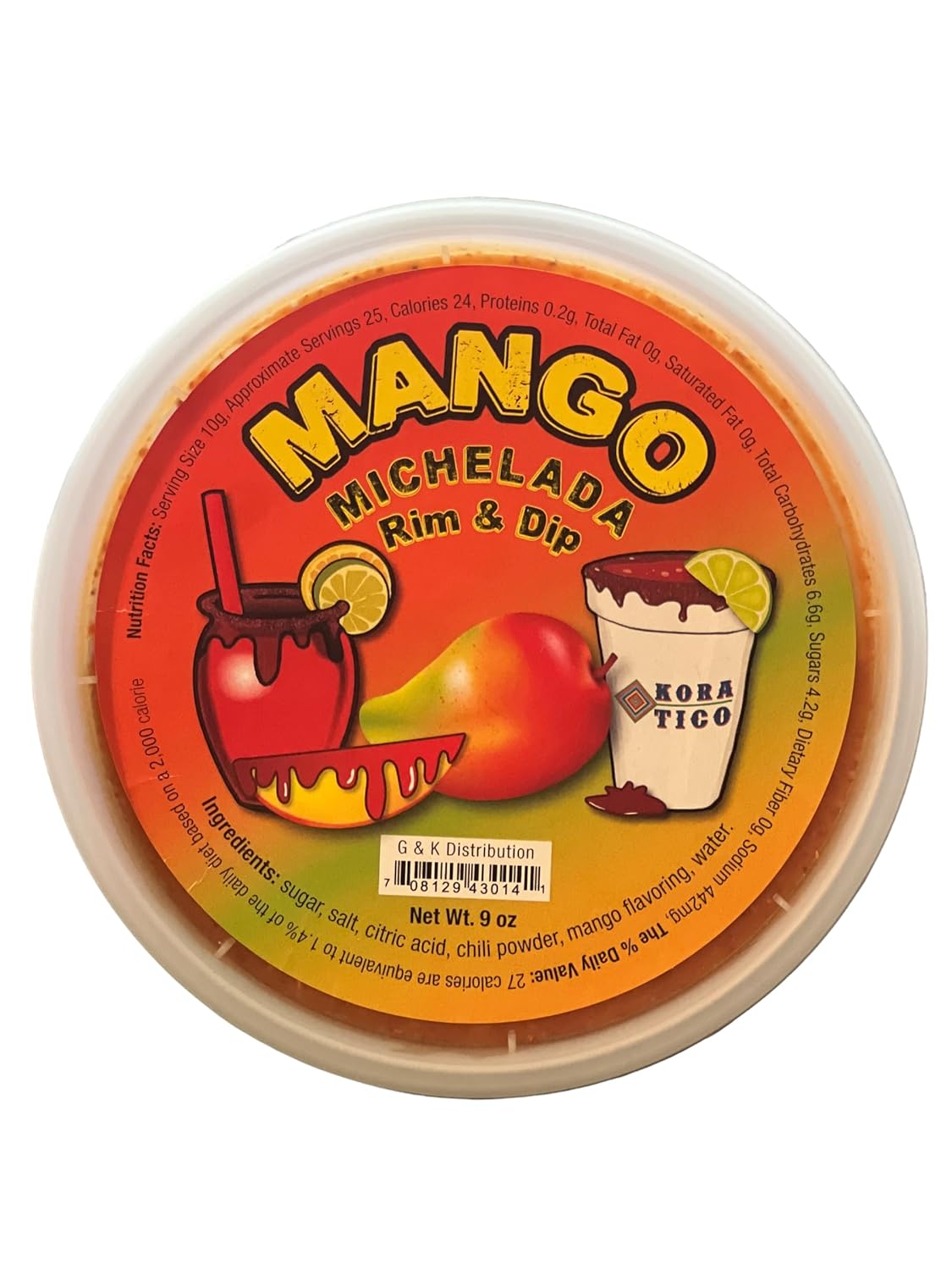 CHAMOY Rim Dip Candy 9oz Micheladas, Beer, Fruits, Seltzer (Mango) Grocery