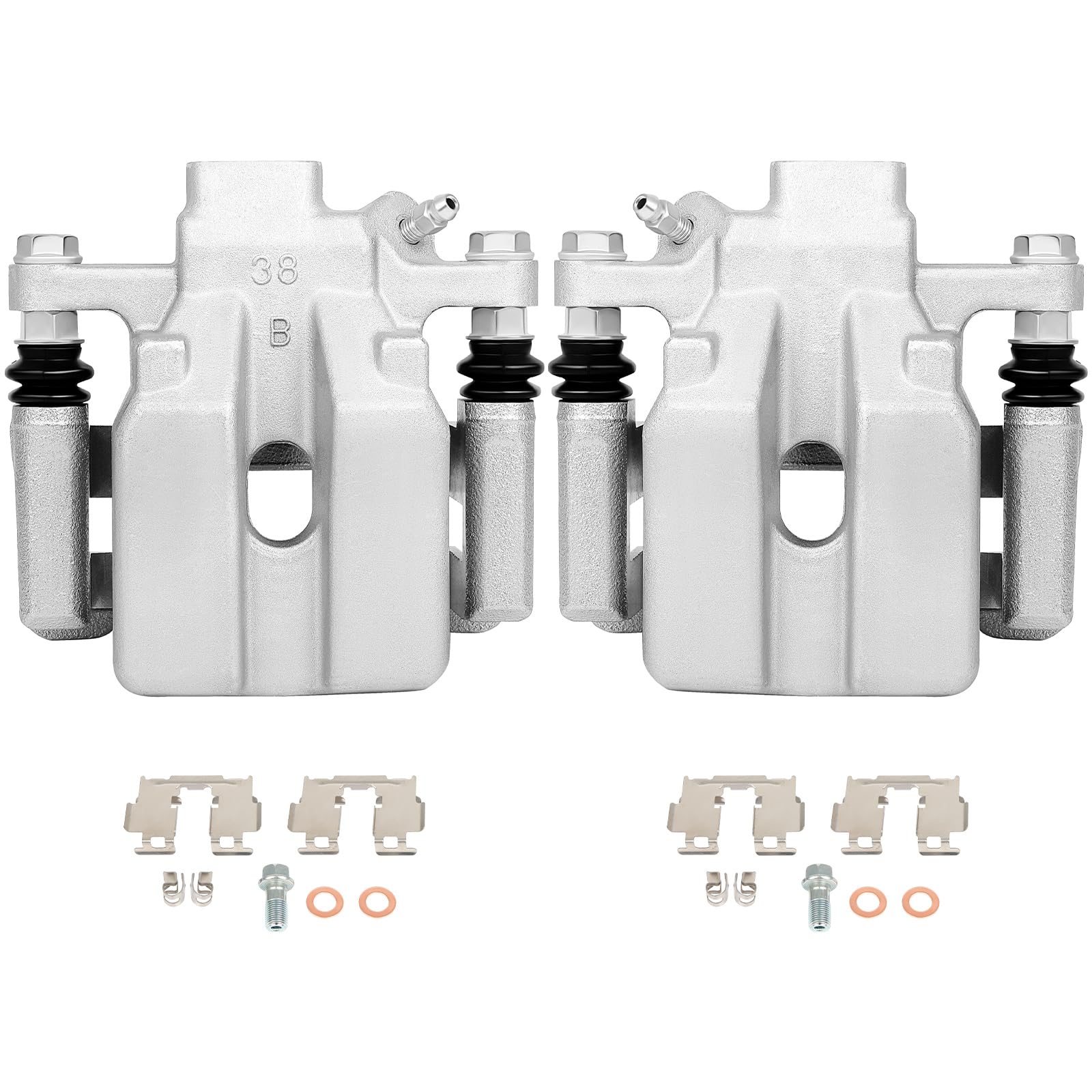 SCITOO Rear Left &amp; Right 19B3131 19B3130 Disc Brake Calipers With Bracket