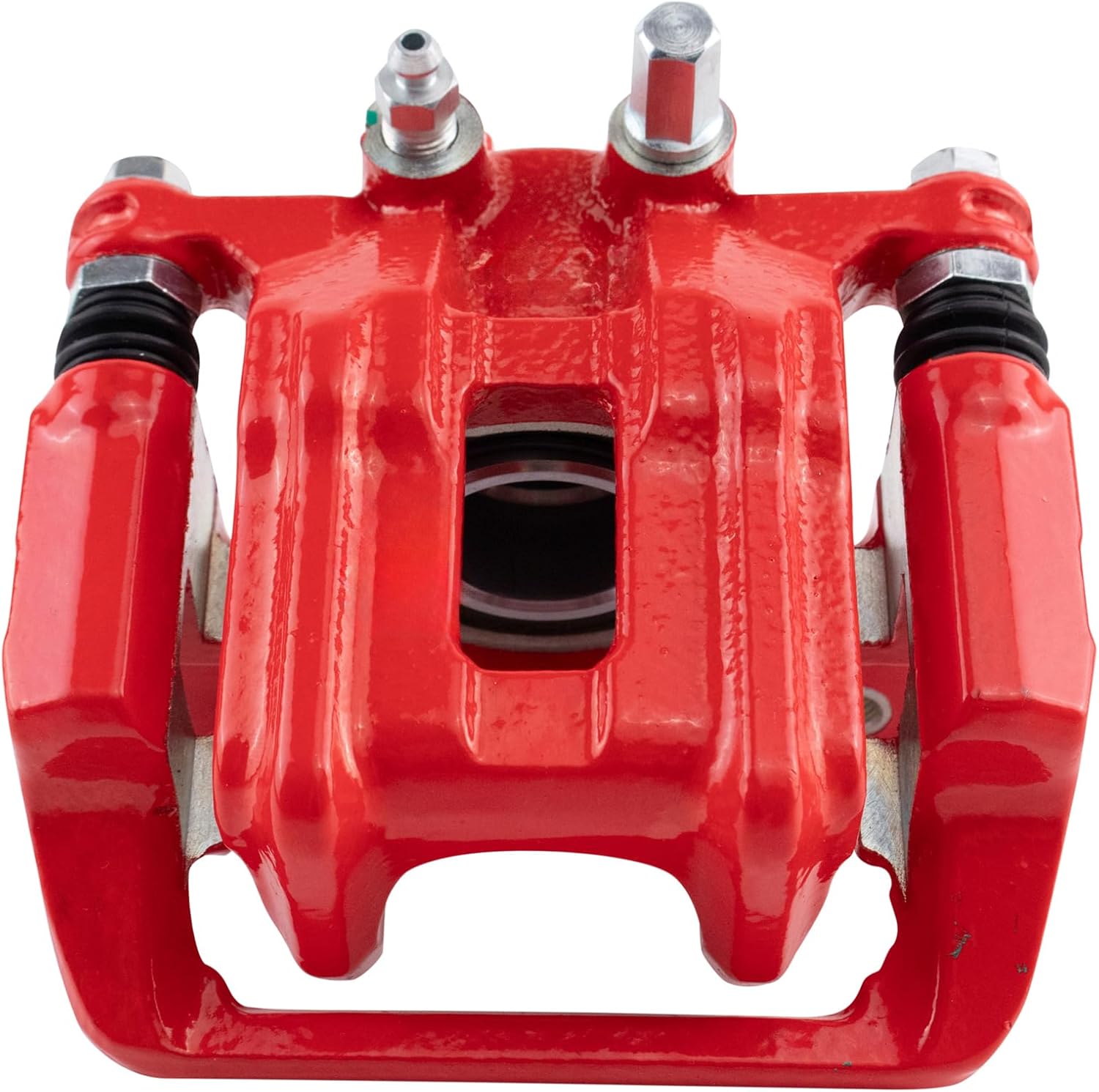 TRQ Rear Left Brake Caliper w/Bracket Performance Red Drivers Side Compatible with 2007-2012 Acura RDX 2010-2011 Honda Accord Crosstour 2007-2011 CR-V