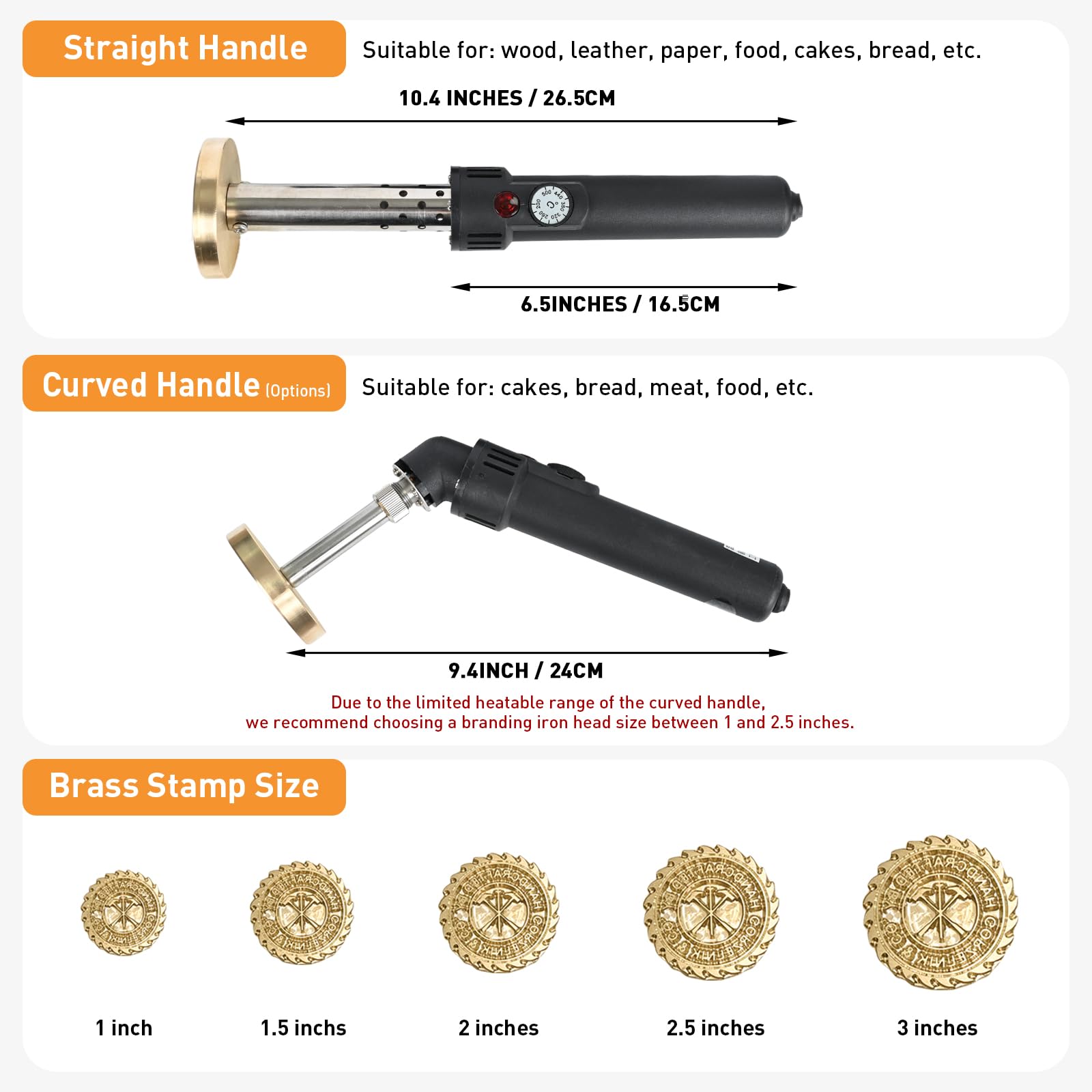 Ferro elettrico personalizzato per marchio, timbro a temperatura controllata per la combustione del legno, timbro con logo personalizzato per pelle, cibo, artigianato e regalo di nozze