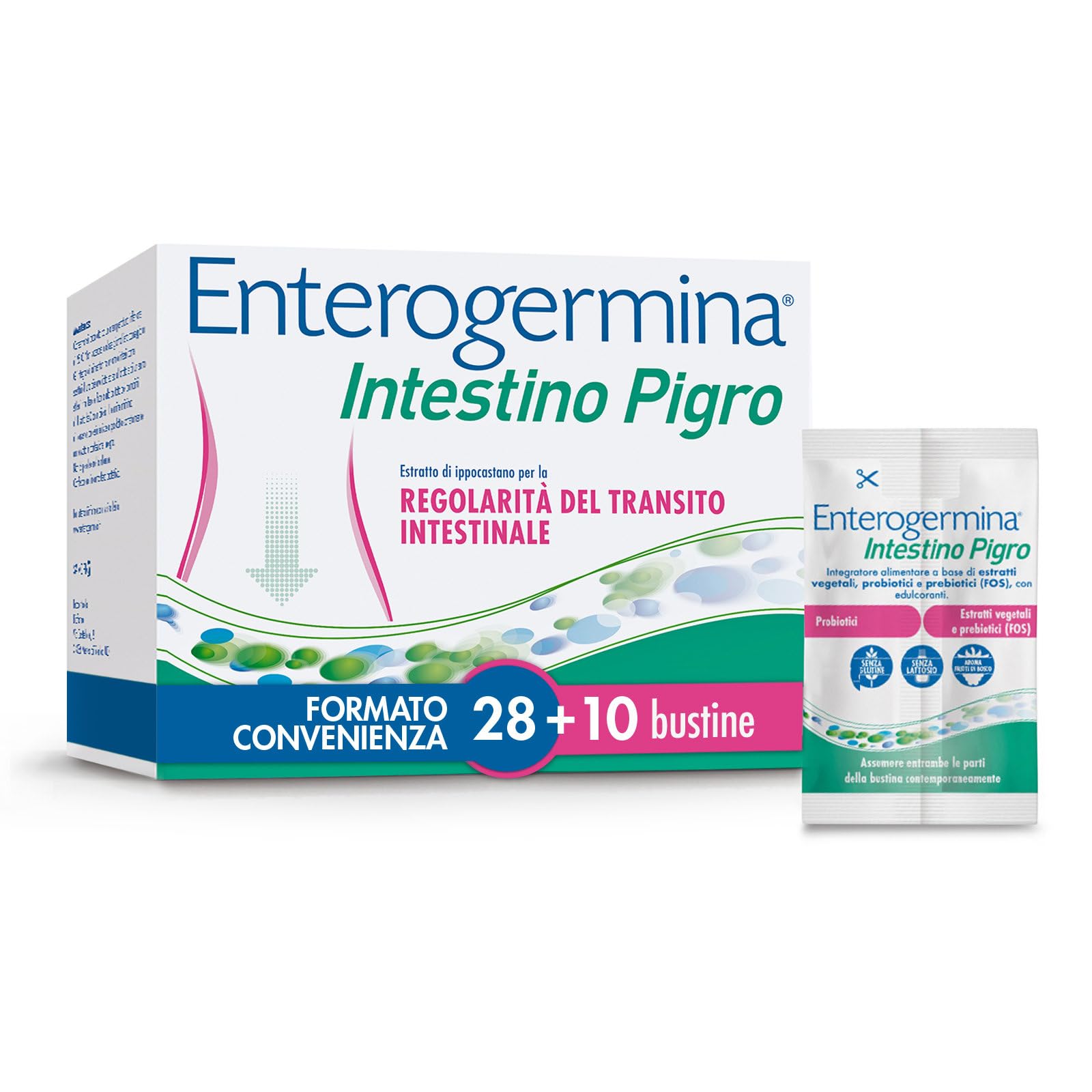Enterogermina Integratore Regolarità Intestino Pigro, Fermenti Lattici, Probioti