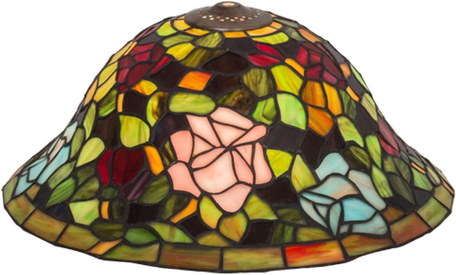 StarSun Depot 16" W Tiffany Rosebush Shade Dry