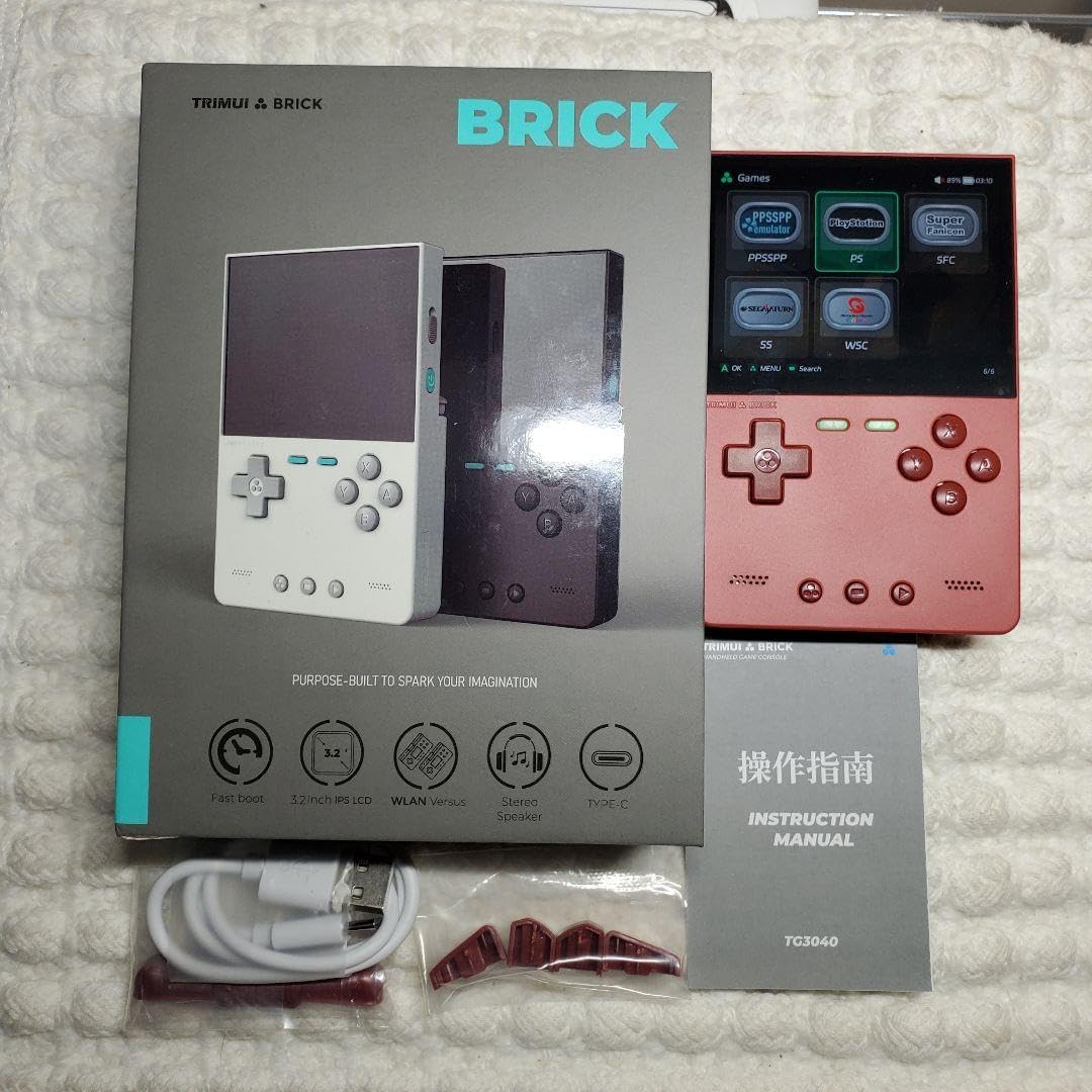 TRIMUI BRICK レッド 本体 64GB TF付き
