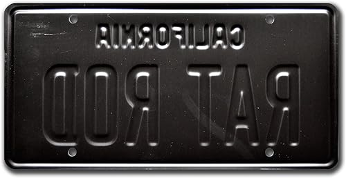 Miniatura 2 de California Vintage  Varilla de rata  Placa de matrícula estampada de metal