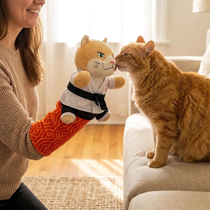 Guante interactivo para gatos para juegos seguros miniatura 5