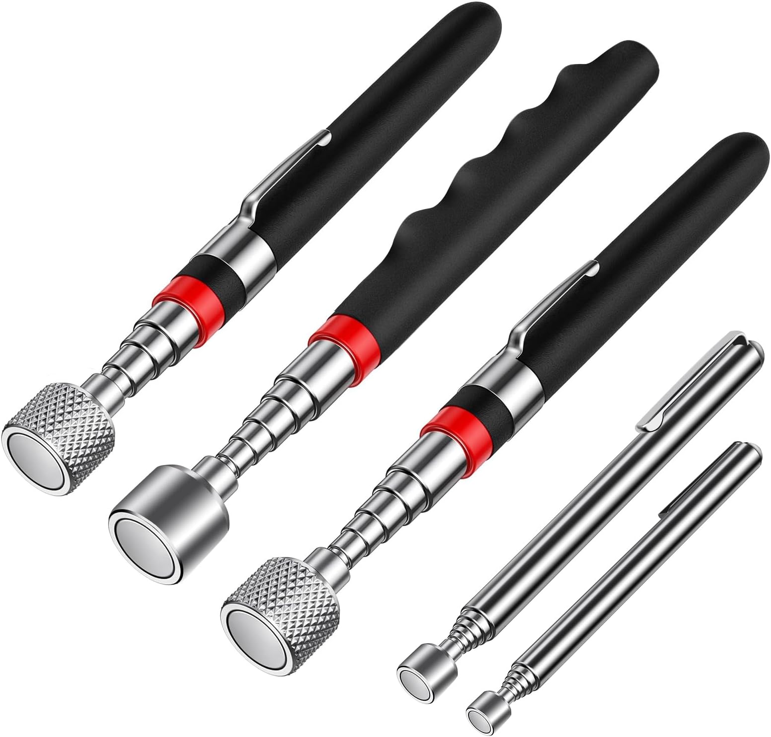 5 Pezzi Strumenti Magnetici Telescopici NEPAK - Penne Calamitate Per Raccolta Oggetti Metallici - Foto 9
