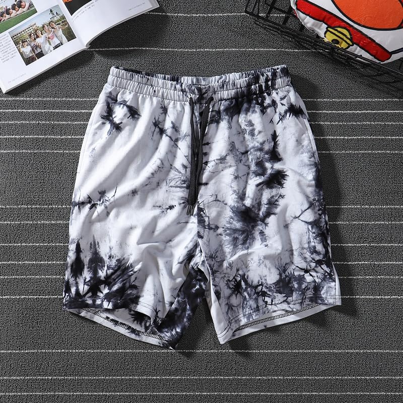 Short jogging hommes coupe droite haut de gamme imprimé tendance hip-hop