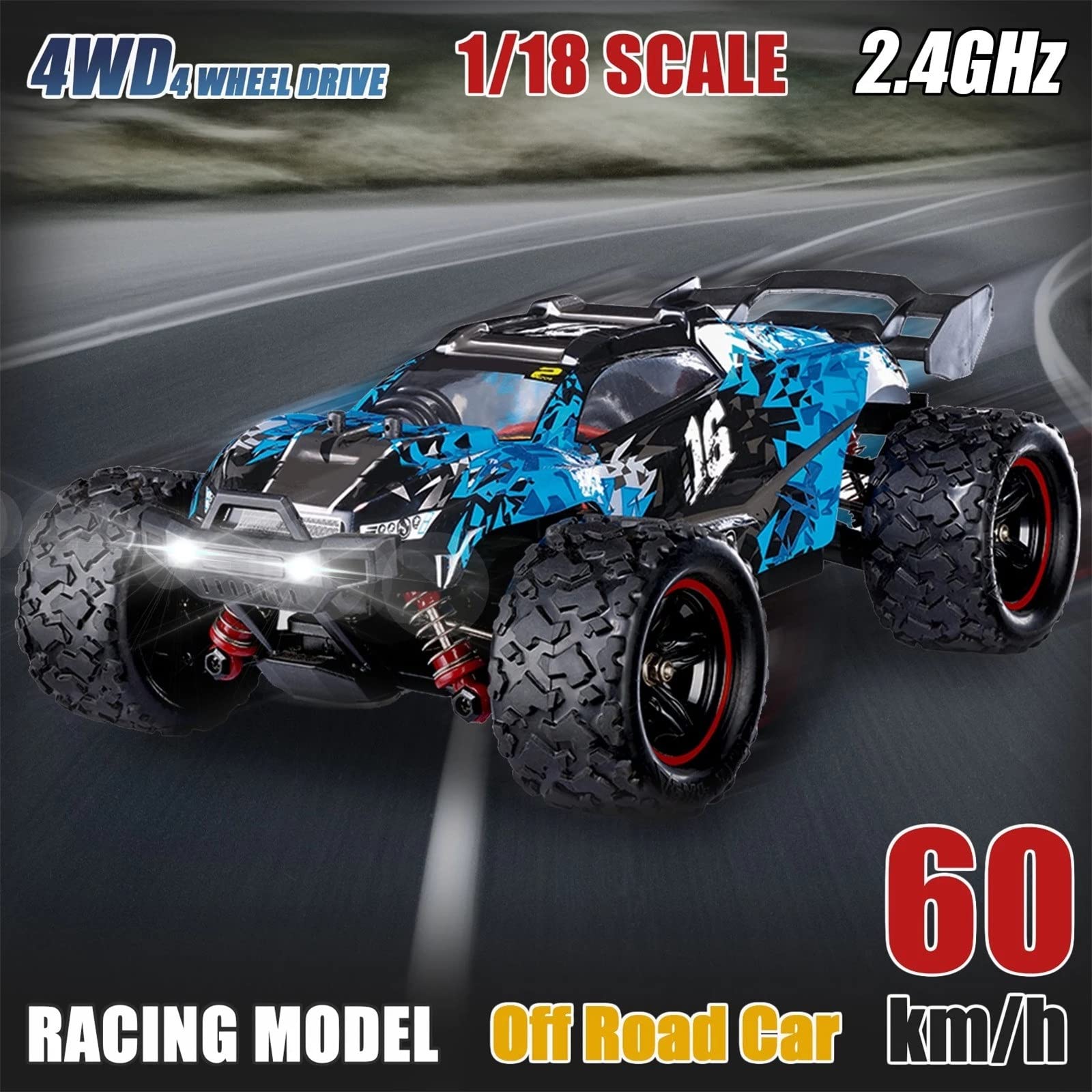 Amazon.co.jp: ラジコンカー RCドリフトカー1/16 2.4GHz 4WD 30km/h RC