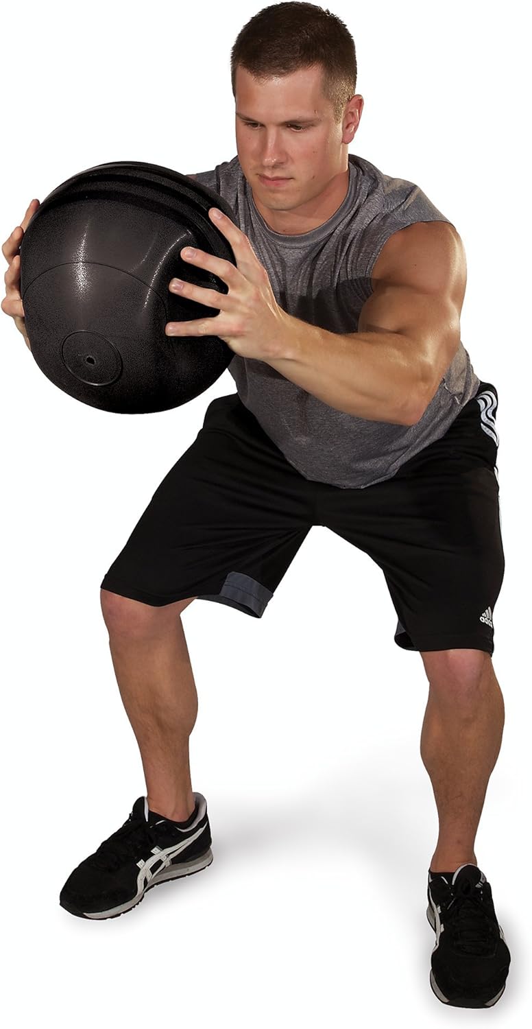 Body-Solid (BSTHB Dead Weight Slam Balls, Sand Fill Weighted Ball for Strength & Conditioning Training, Weights Loss, Wall Ball Workouts, Versatile Fitness Exercise Equipment