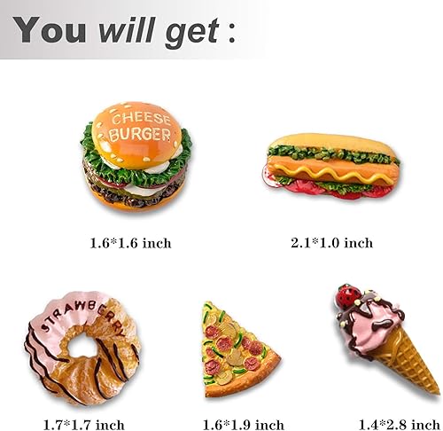 Miniatura 4 de Aiuwo Imanes para nevera, imanes de cocina, decoración de cocina, ideal para frigoríficos, pizarras blancas, mapas y otros artículos magnéticos