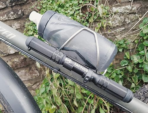 Miniatura 6 de SILCA Tattico - Mini bomba de bicicleta  Bomba de bicicleta de montaje en marco con manguera expandible y bloqueo de palanca  Ligero y montable en