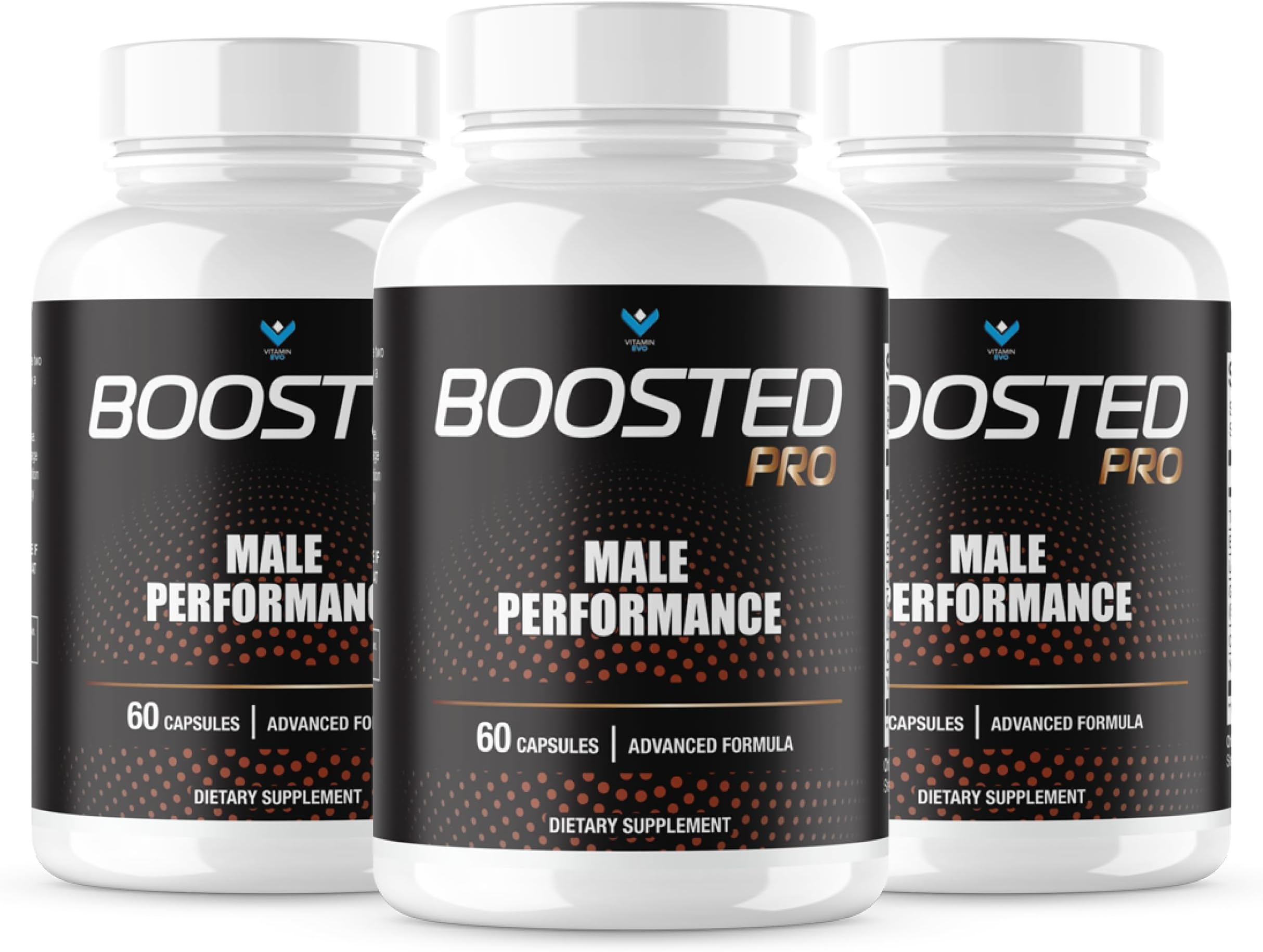 (3 Pack) Boosted Pro, Boosted Pro Pills, Boosted Pro Performance, BoostedPro Capsules Advanced Formula, Boosted Pro Dietary Supplement, Boosted Pro All Natural, 180 Capsules 3 Month Supply