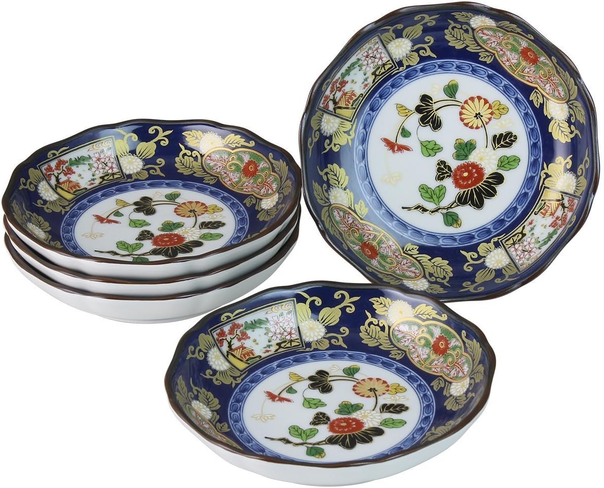 Arita yaki CtoC JAPAN Plate x5pcs set Porcelain Size(cm) Diameter 14x3 ca083391