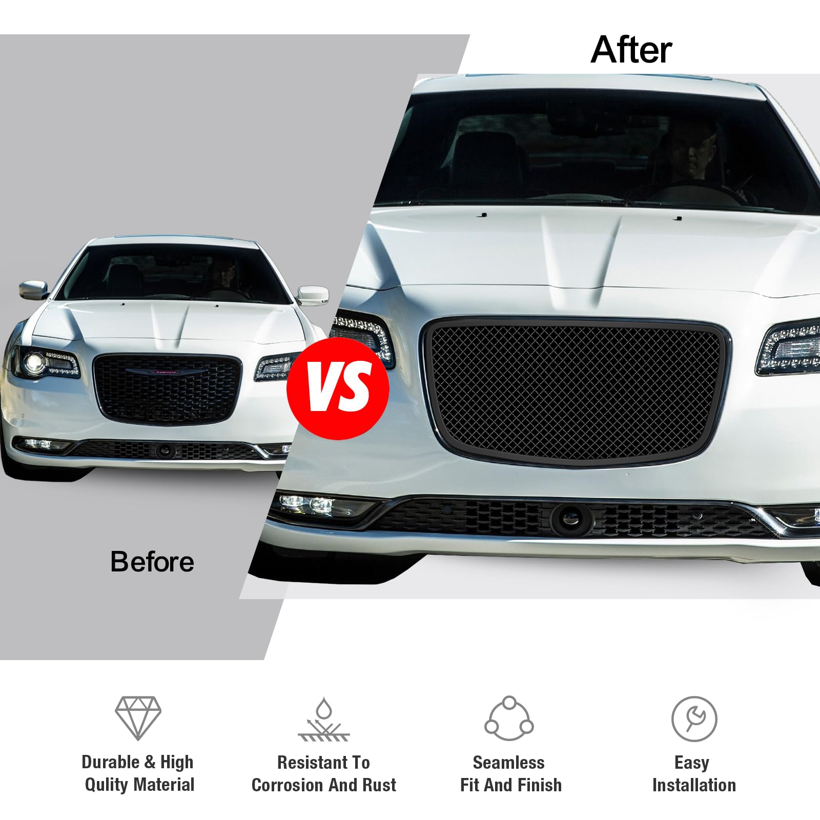 Amazon.com: APS Premium Stainless Steel Black Mesh Grille Grill