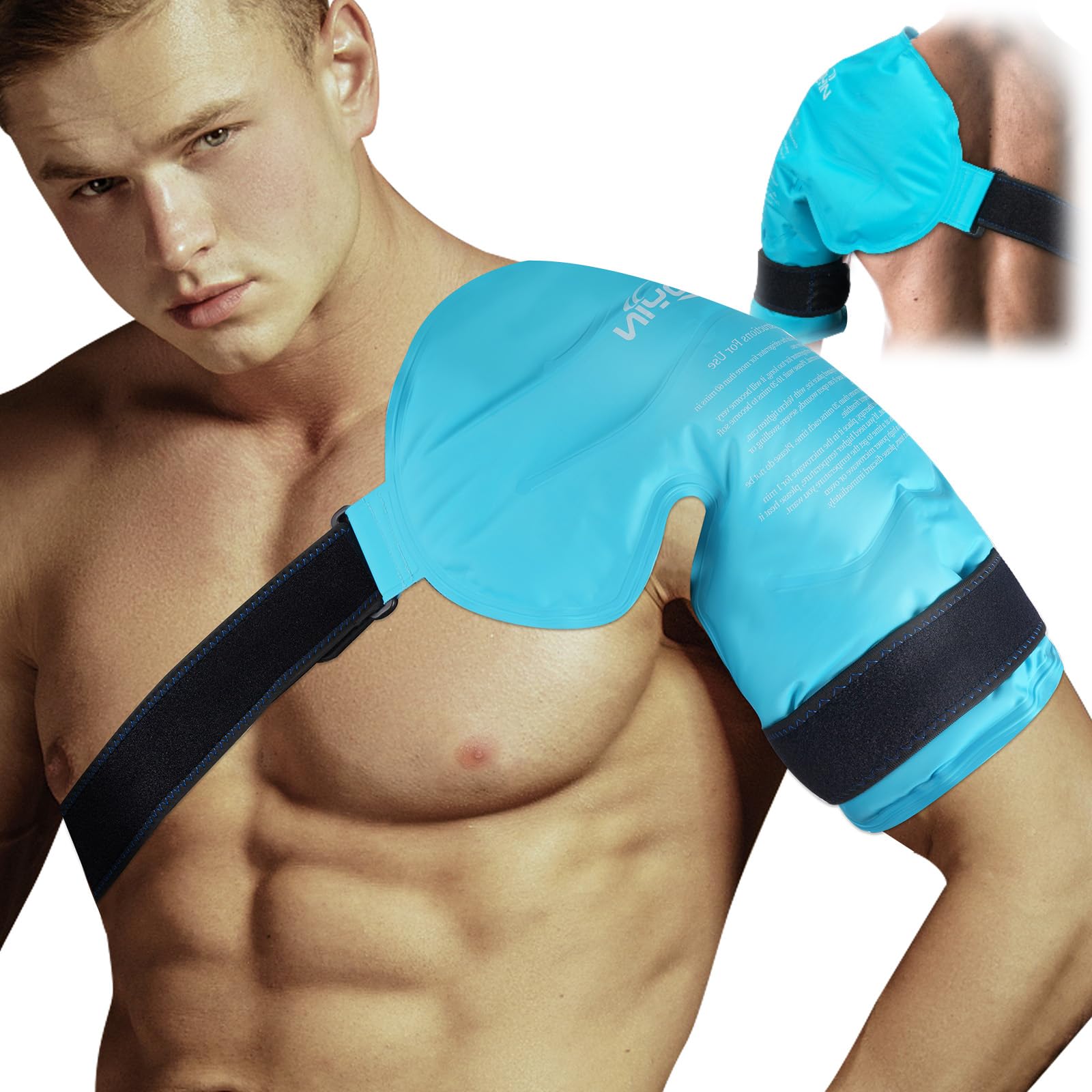 Buy Shoulder Ice Pack Rotator Cuff Cold Therapy, FTOYIN Reusable Ice