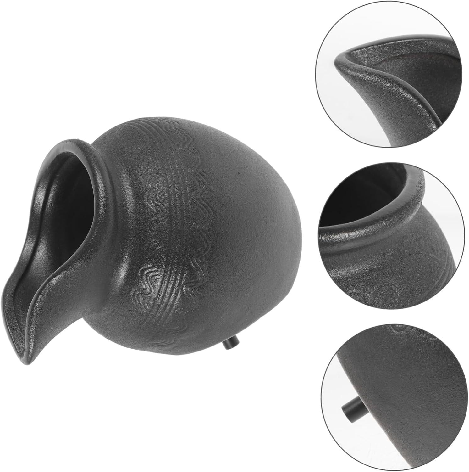 Decorative Jar Ceramic Fountain Jar Water Feature for Outdoor Balcony Garden Courtyard