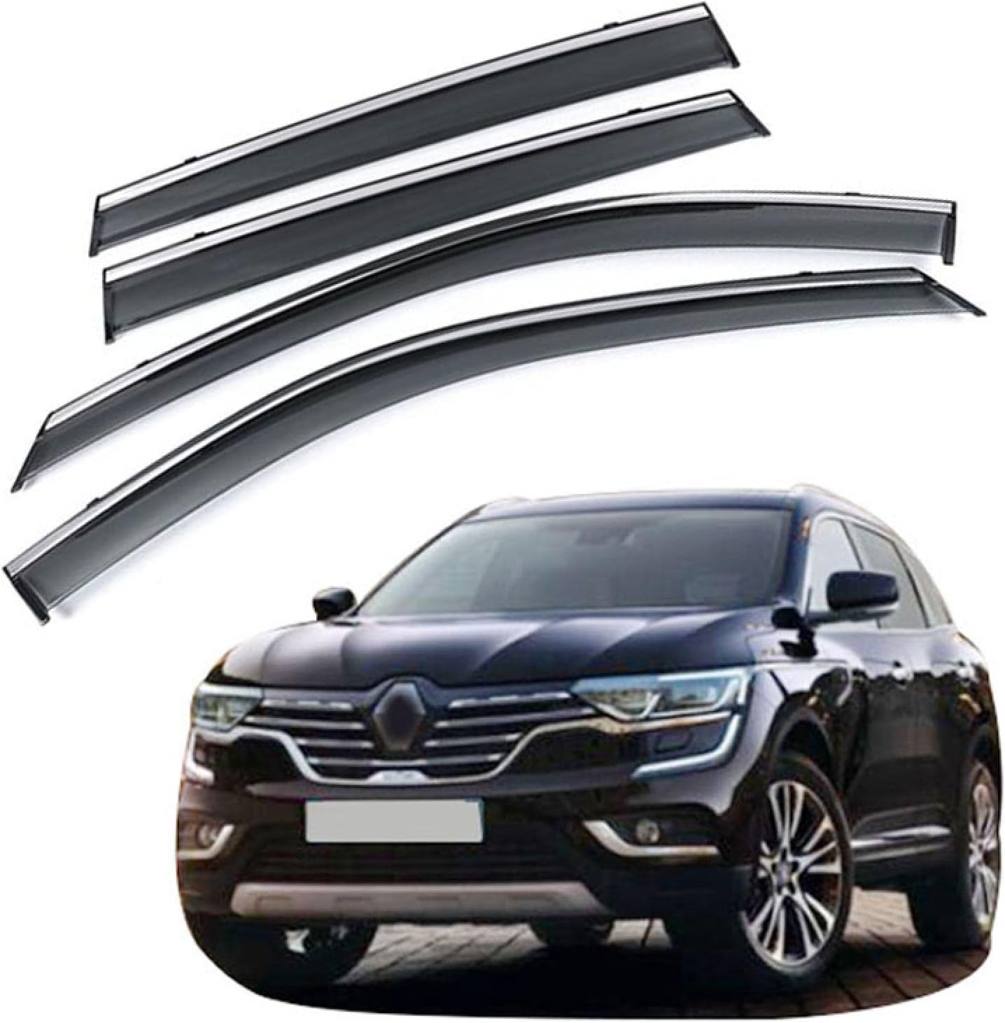 Window Visors Wind Deflectors for Renault Koleos 2016 2017