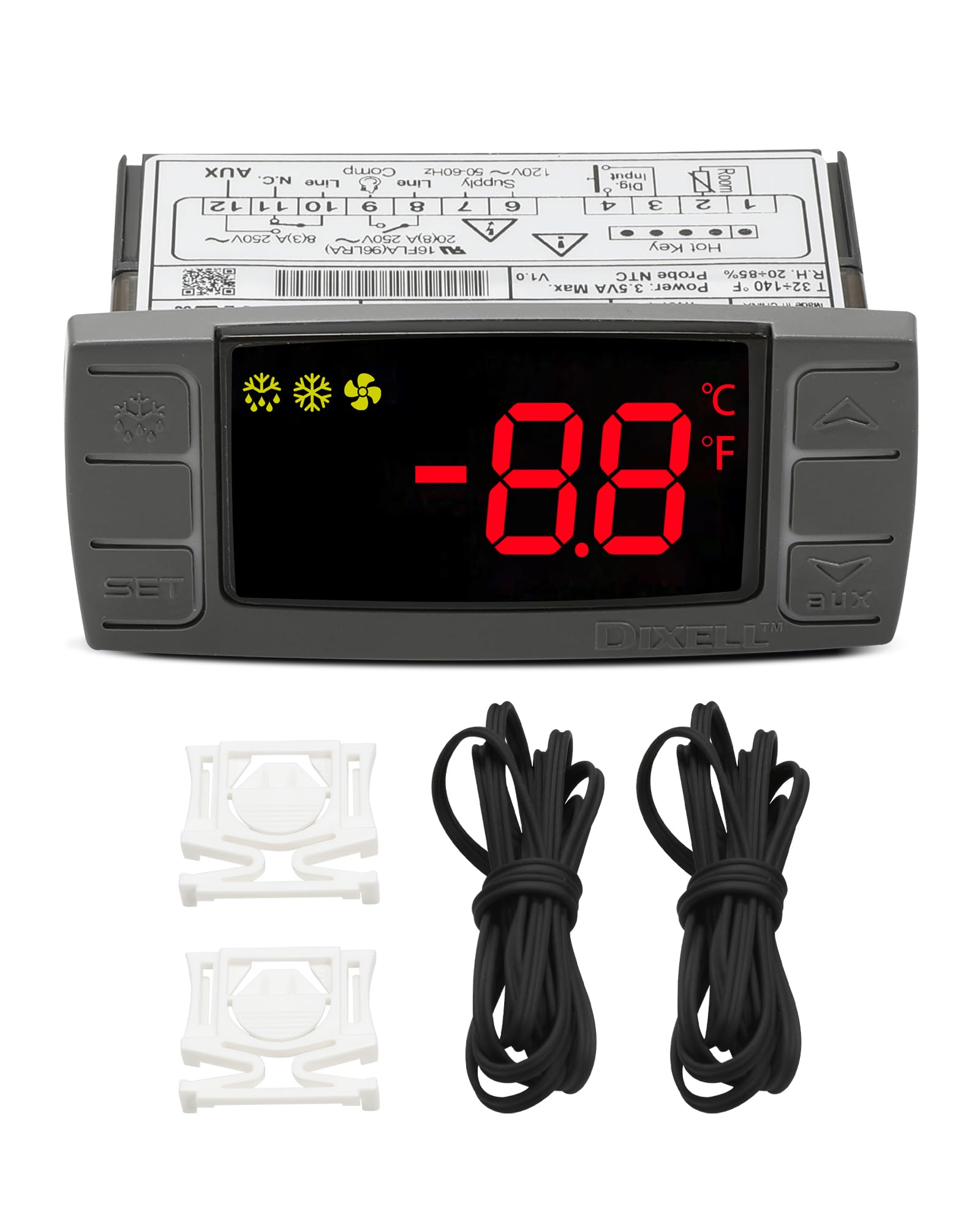Amazon.com: Replace Dixell XR03CX-4N0F1 Temperature Controller for