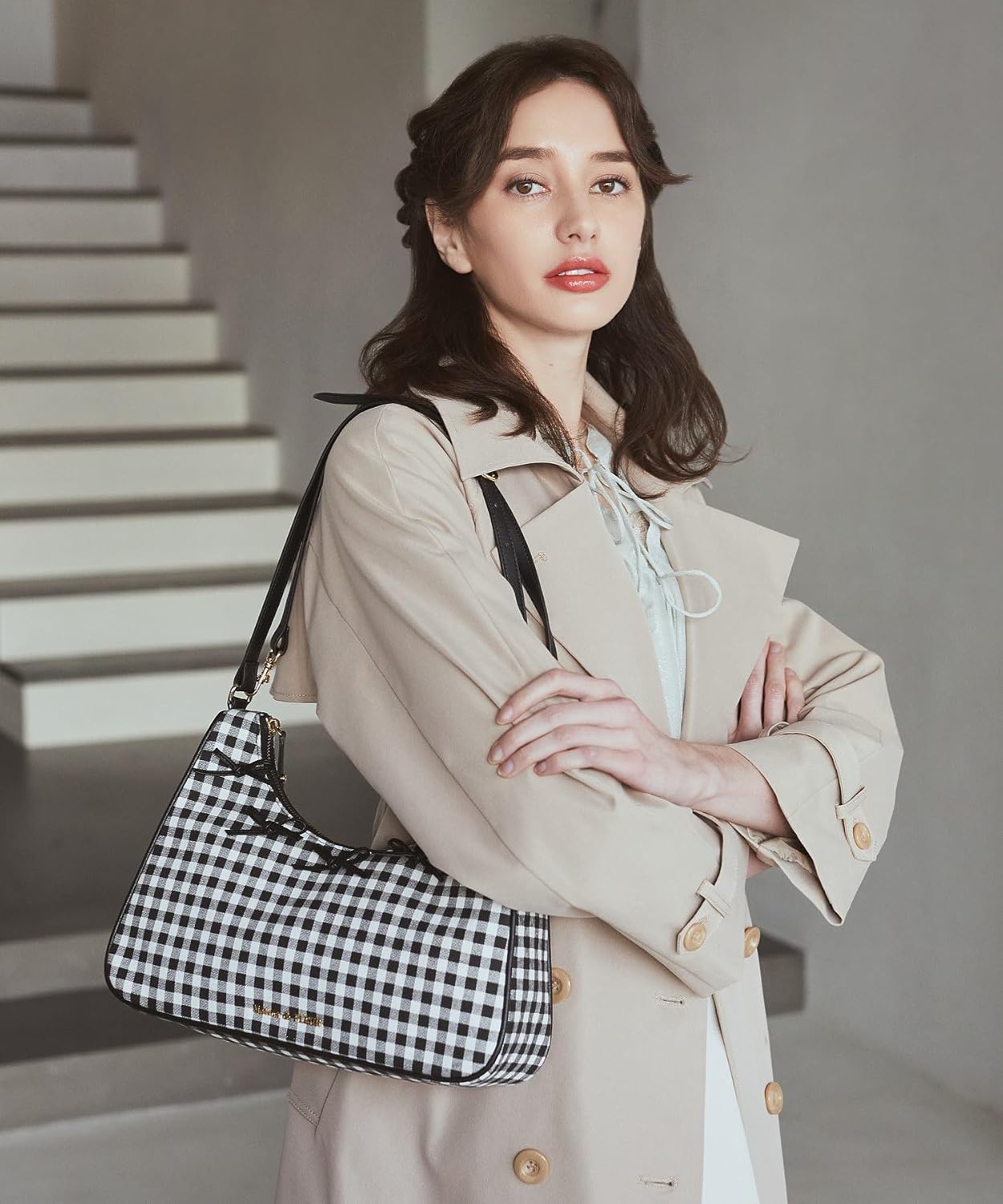Amazon | [メゾン ド フルール] ｼｮﾙﾀﾞｰﾊﾞｯｸﾞ ナローリボンショルダー 