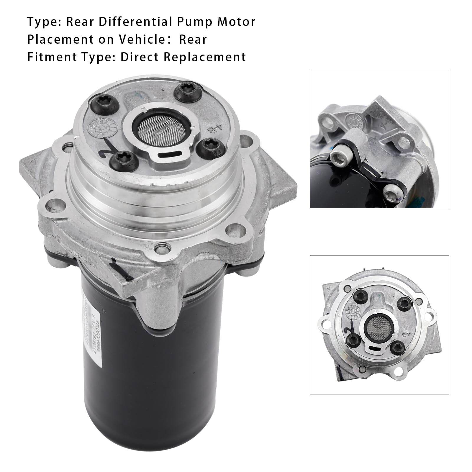 Topteng Rear Differential Pump Motor 68227808AA 68227808AB Adatto per Jeep Cherokee 2014-2022