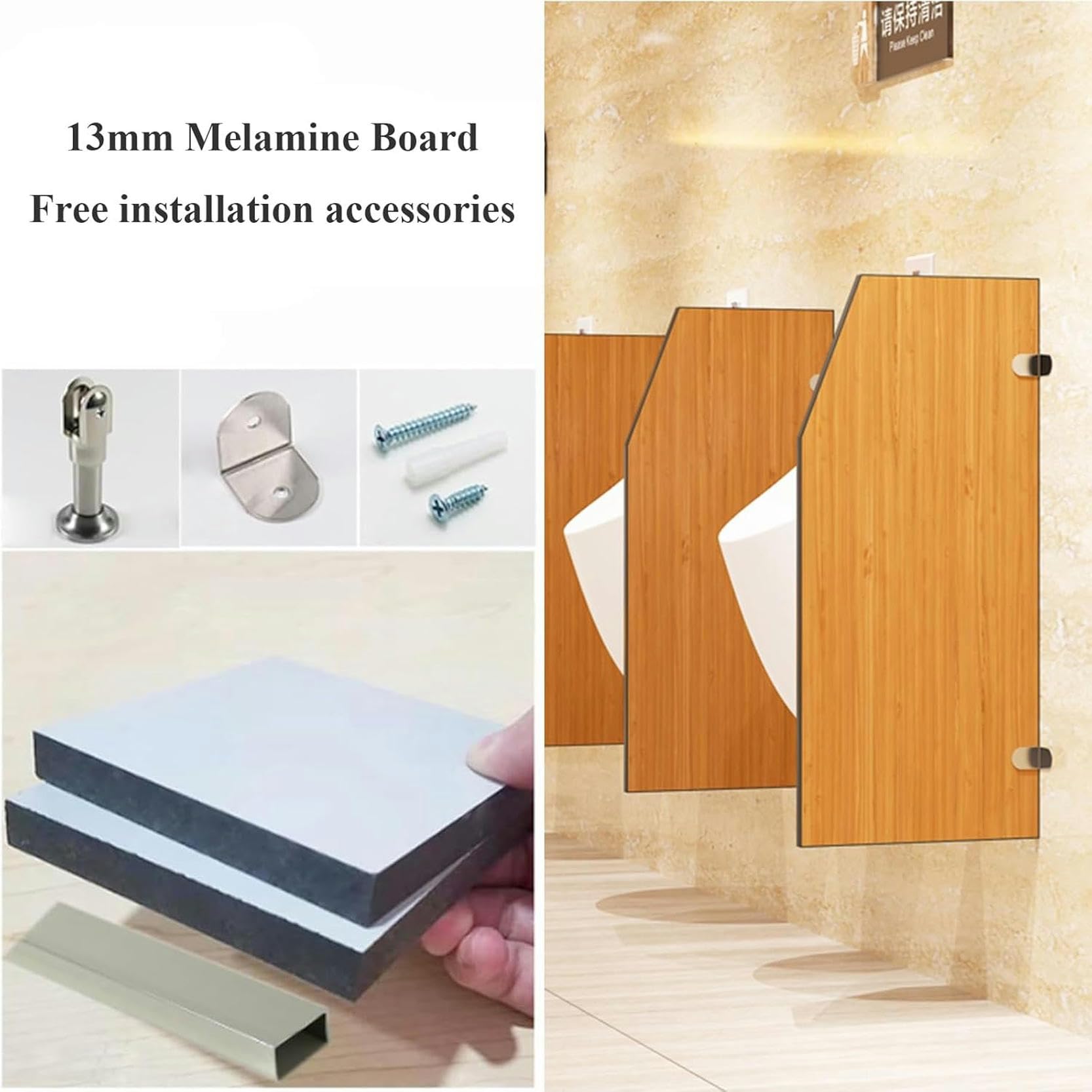Parte della toilette dell'acciaio inossidabile con il bordo del deflettore & - Solut della stalla del bagno per i mercati degli uffici & i servizi igienici pubblici