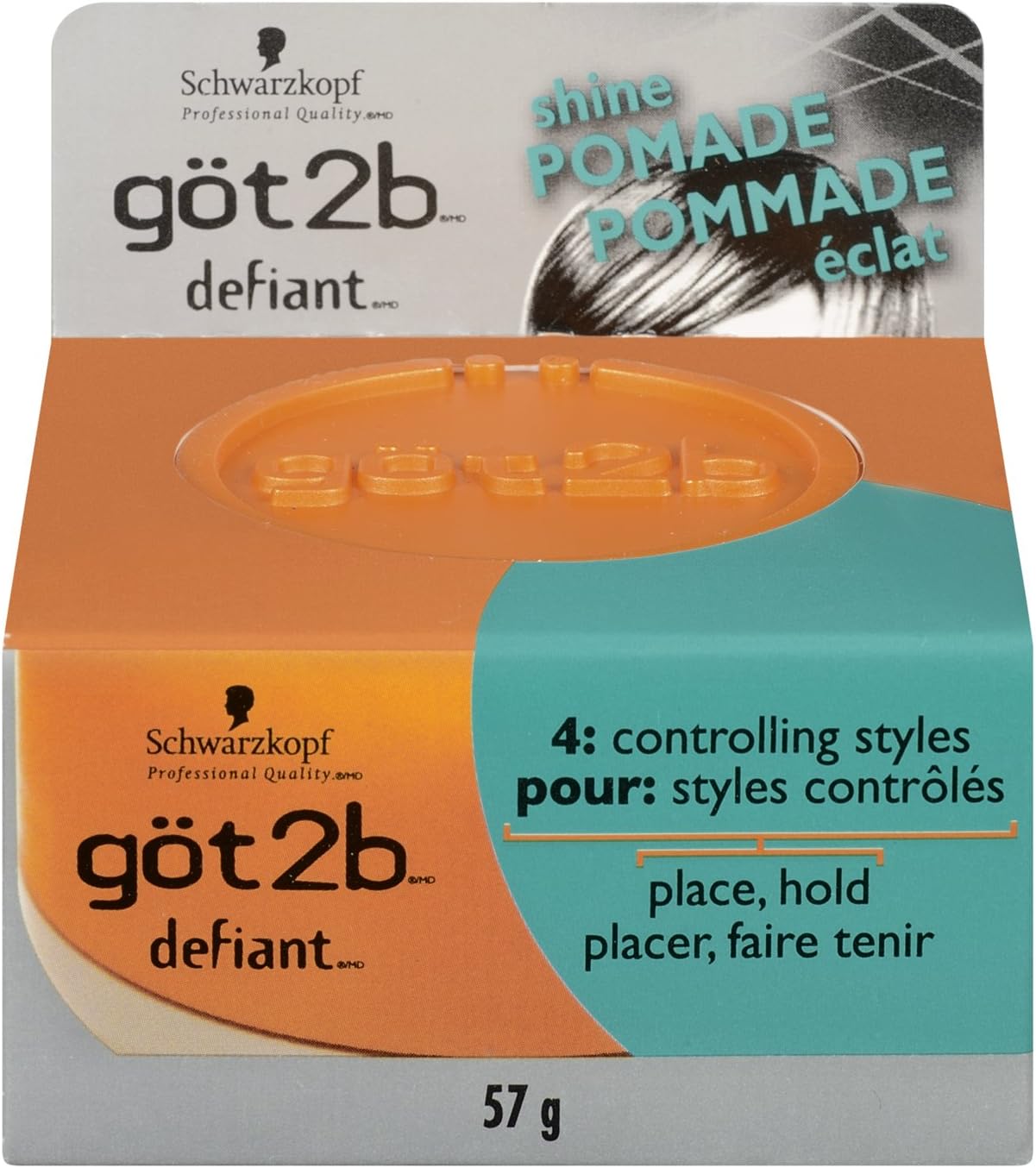 Got2b Defiant Define and Shine Pomade, 2Ounce (Pack of 2) Amazon.ca