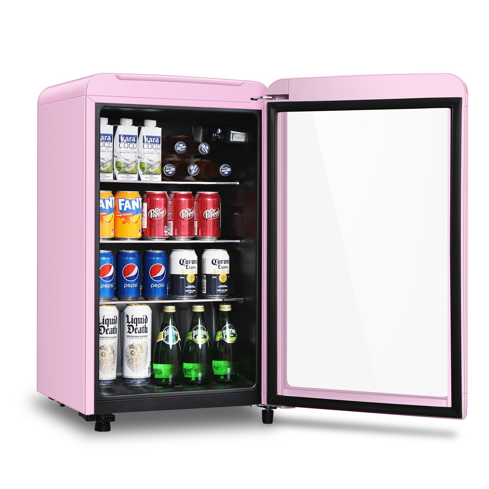 Hailang 3.2 cu ft Beverage Cooler Pink
