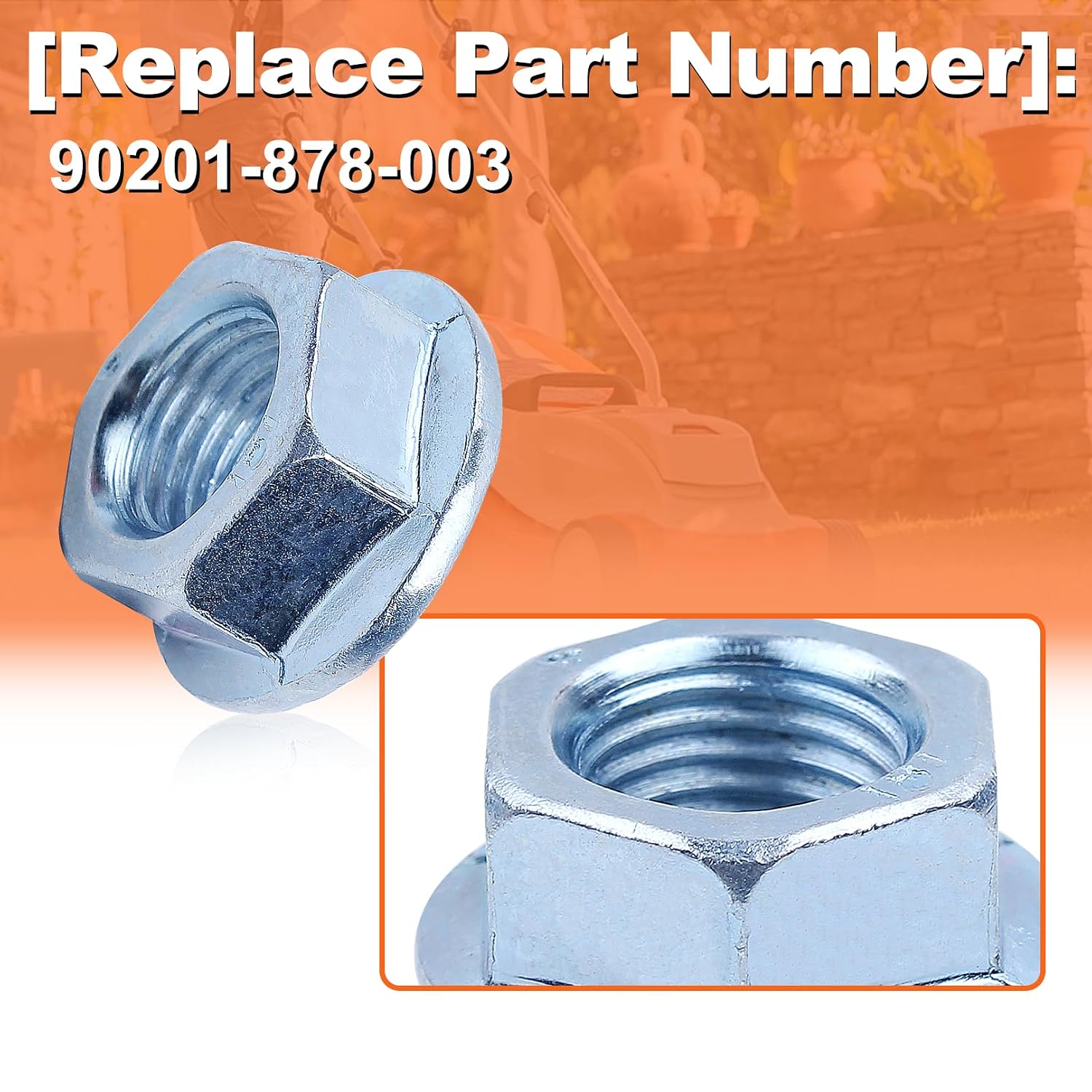 Flywheel Nut Special Kit for Honda GX140 GX160 GX200 G150 G200 GC160A GCV160 Engine 90201-878-003