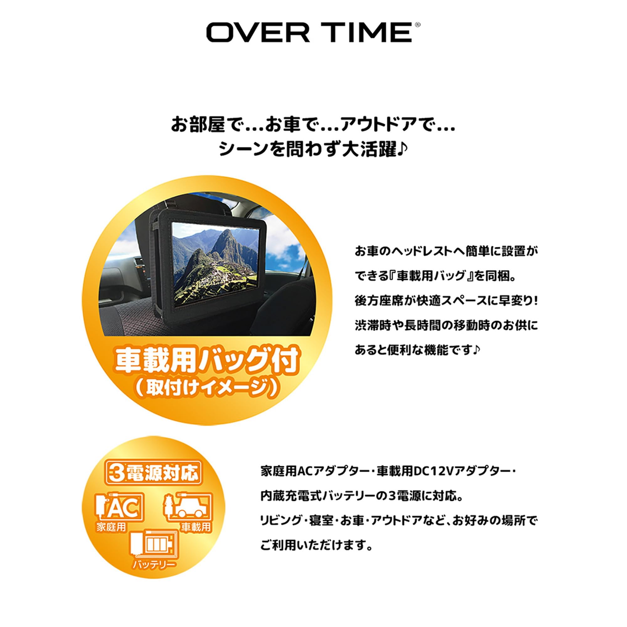 Amazon | 東京Deco 防水テレビ 14型 お風呂用 地デジ対応 車載バッグ