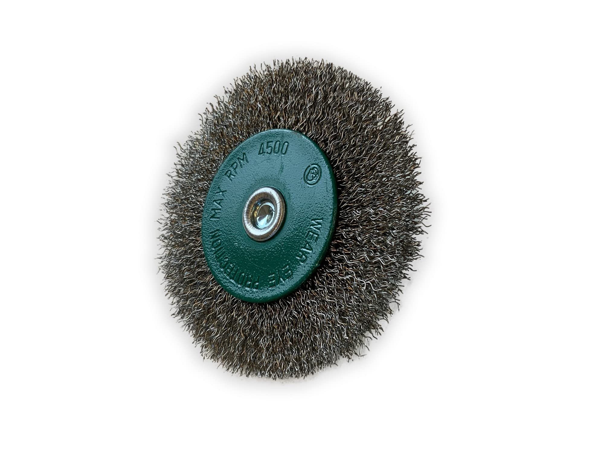 Kibros Lot 10 brosses circulaires tige Ø 100 mm inox dur 12 mm