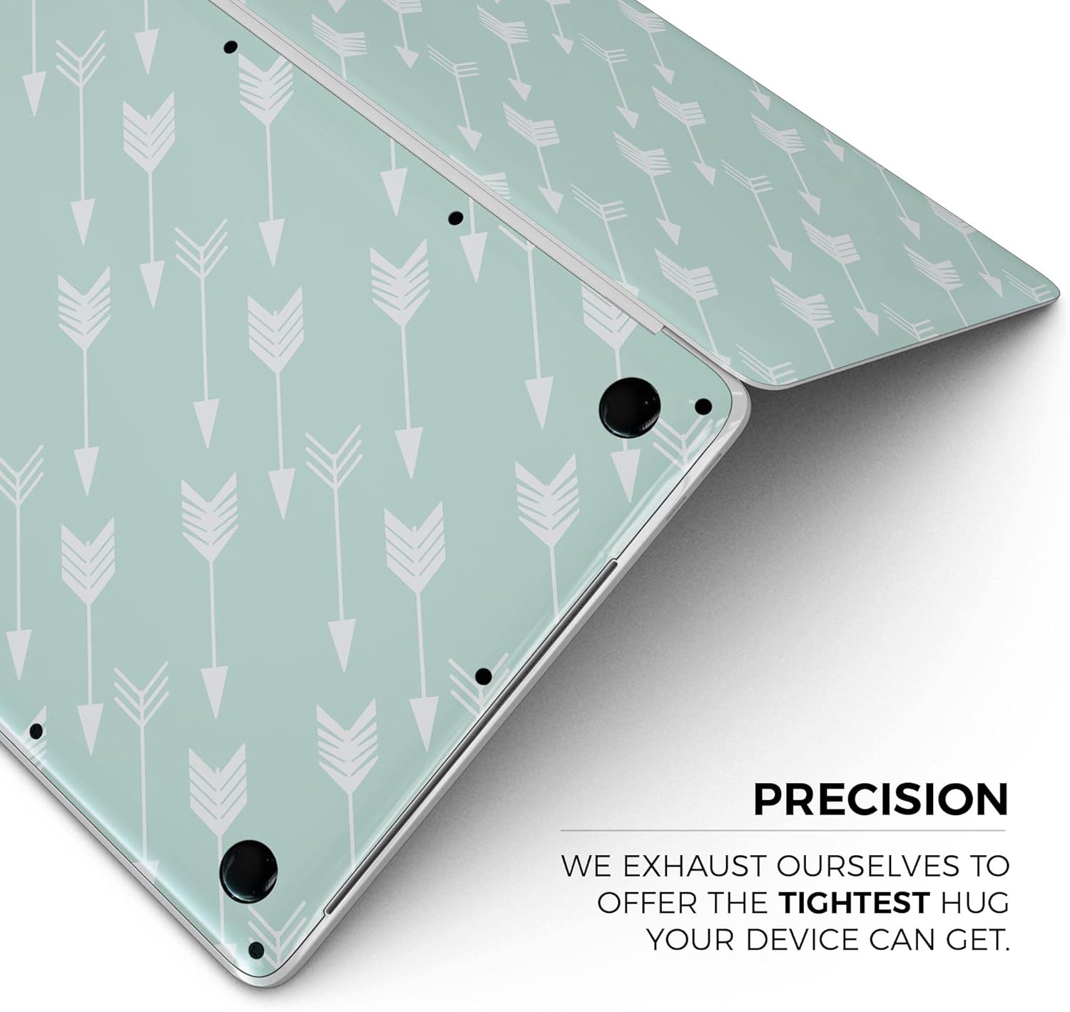 DesignSkinz - Bohemian Arrows on Mint - Full-Body Wrap Protective Decal Skin Kit Compatible with MacBook 16" Pro M1 (A2485)