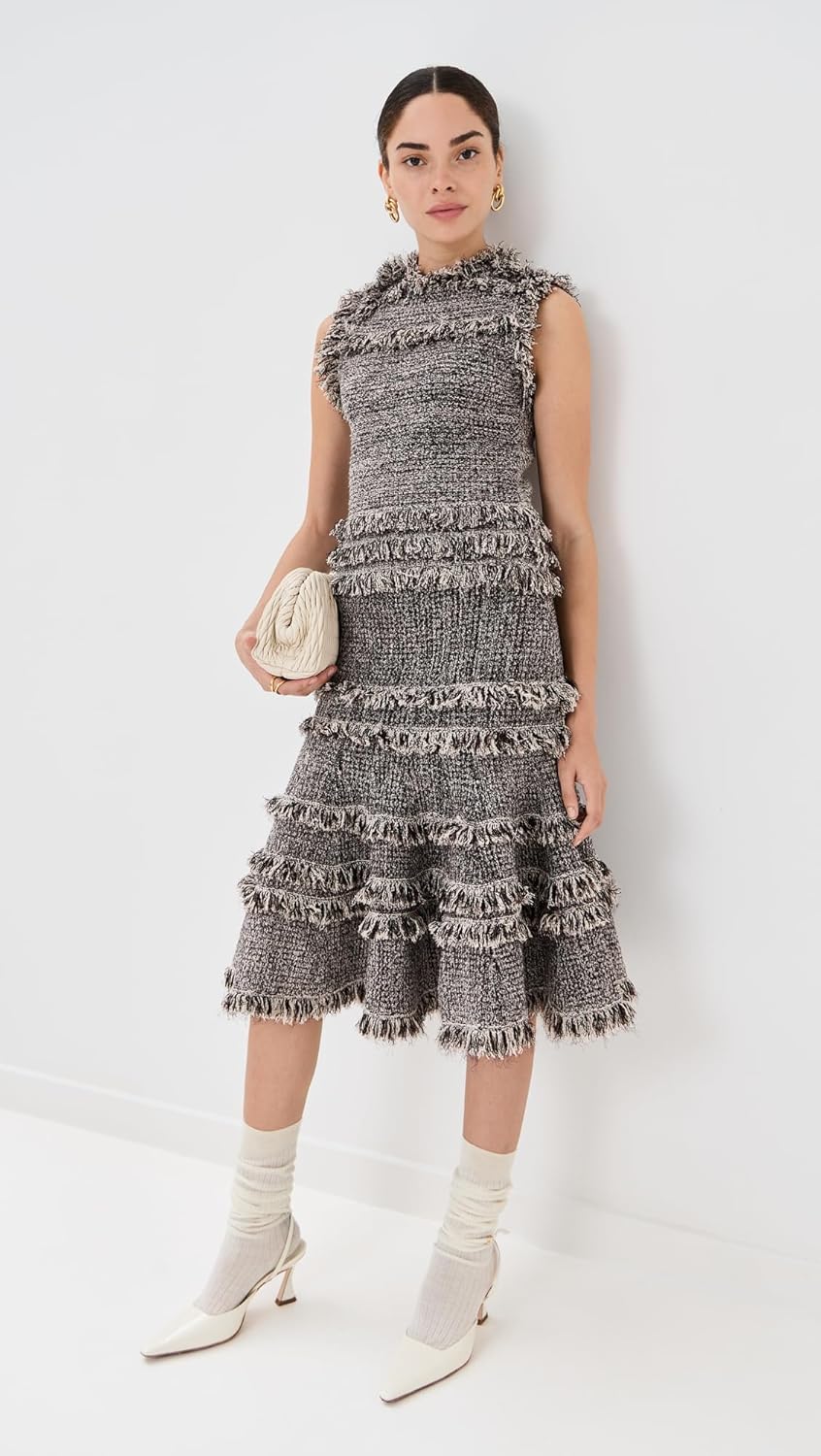 Ulla Johnson Women's Kassi Knit Tweed Sleeveless Top - Image 3