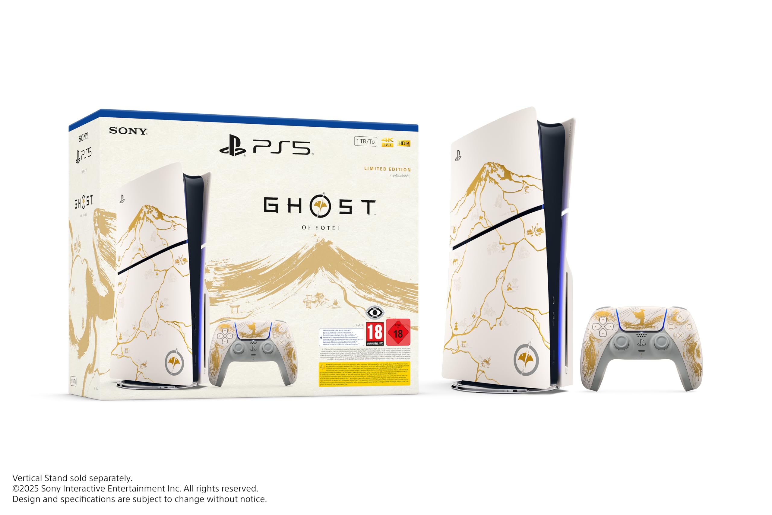 Playstation Consola 5: edición limitada Gold Ghost of Yōtei™