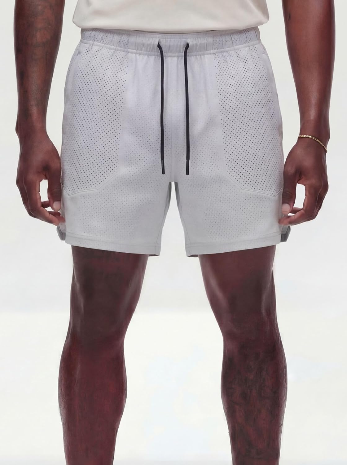 Mens Running Shorts 5” with Compression Liner 5 Pockets 2-in-1 Quick Dry Lightweight Athletic Workout