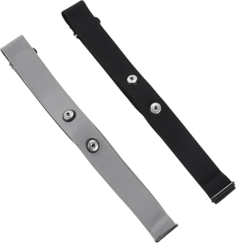Heart Rate Monitor Chest Strap Compatible with Polar H10 H9 H7 H1 Wahoo Tickr Garmin HRM CooSpo,Black&Gray