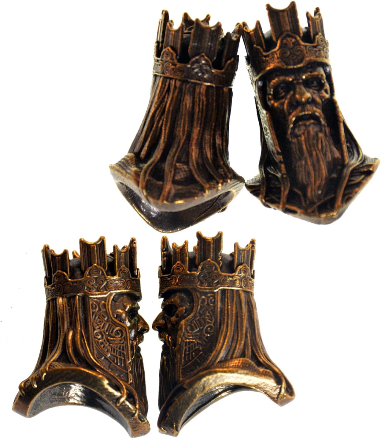 Knife Lanyard, Paracord, Pontiff Beads,Hand Casted Copper Charm,for EDC DIY Paracord Accessories ST#109 - Image 3