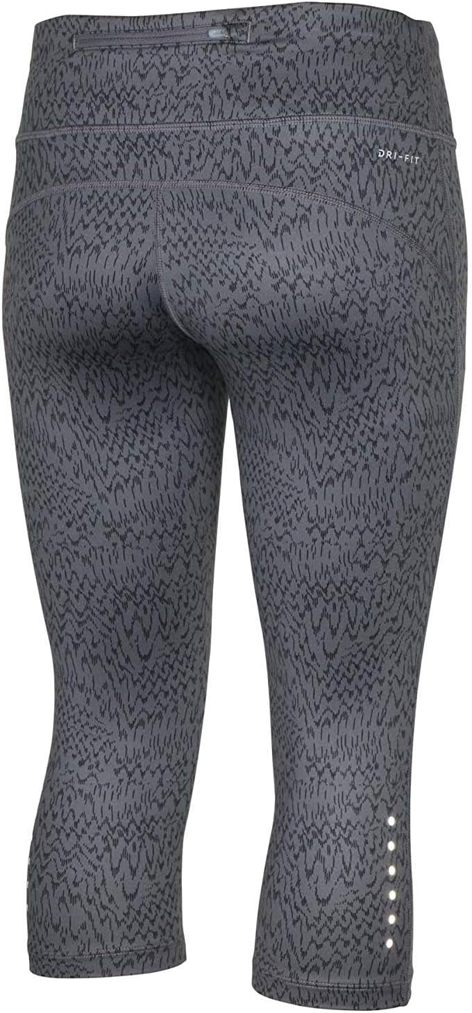 Jordan Nike Women's Dri-Fit Epic Run Tight Running Capri-Gray-XSmall