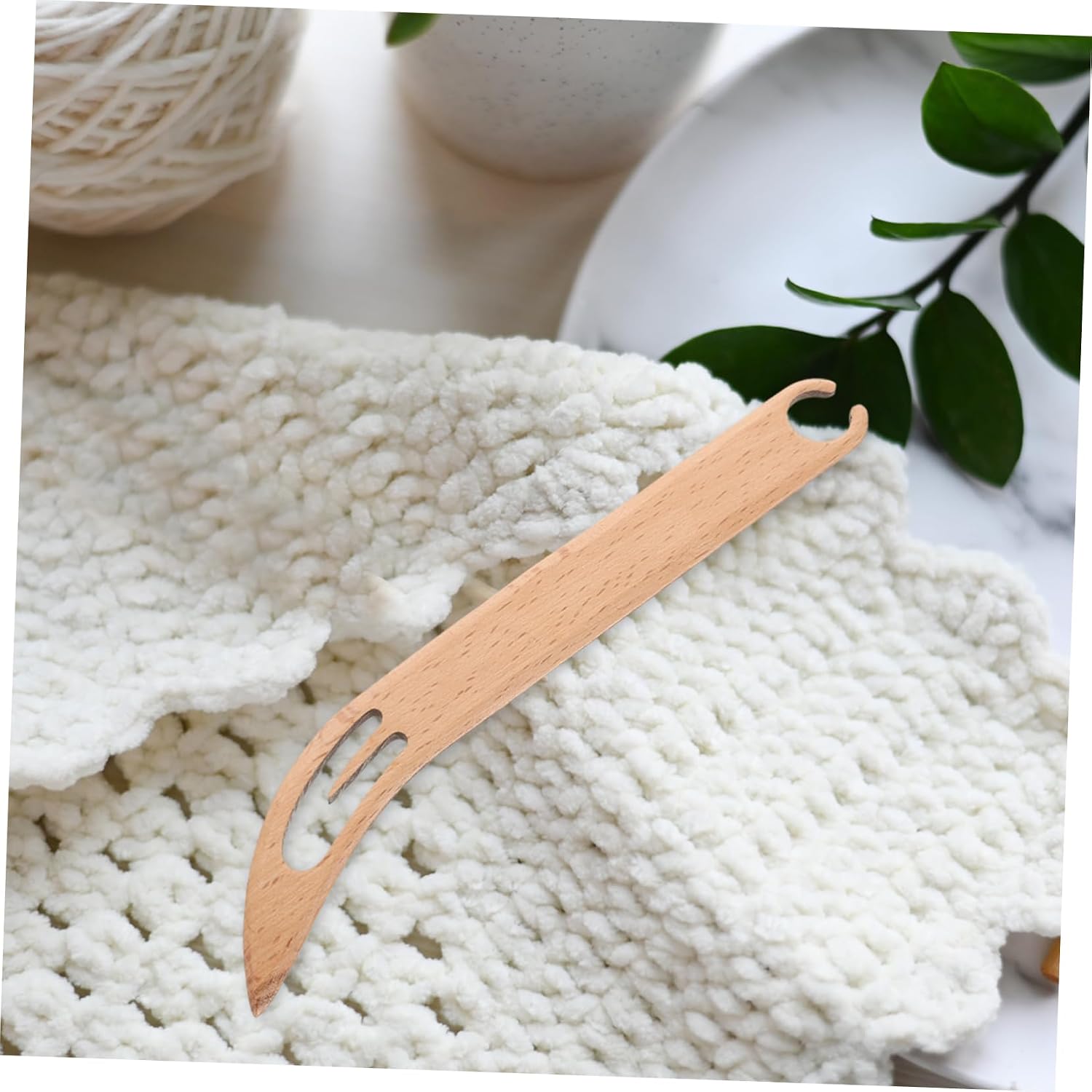 Wooden Hand Loom Shuttle for Knitters and Beginners DIY Crafts
