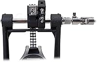 Vista 3 de GRIFFIN Pedal de bombo doble (Serie Quick-Kick) – Juego de tablas de pie de alta resistencia, cadena doble con batidores cuádruples para batería