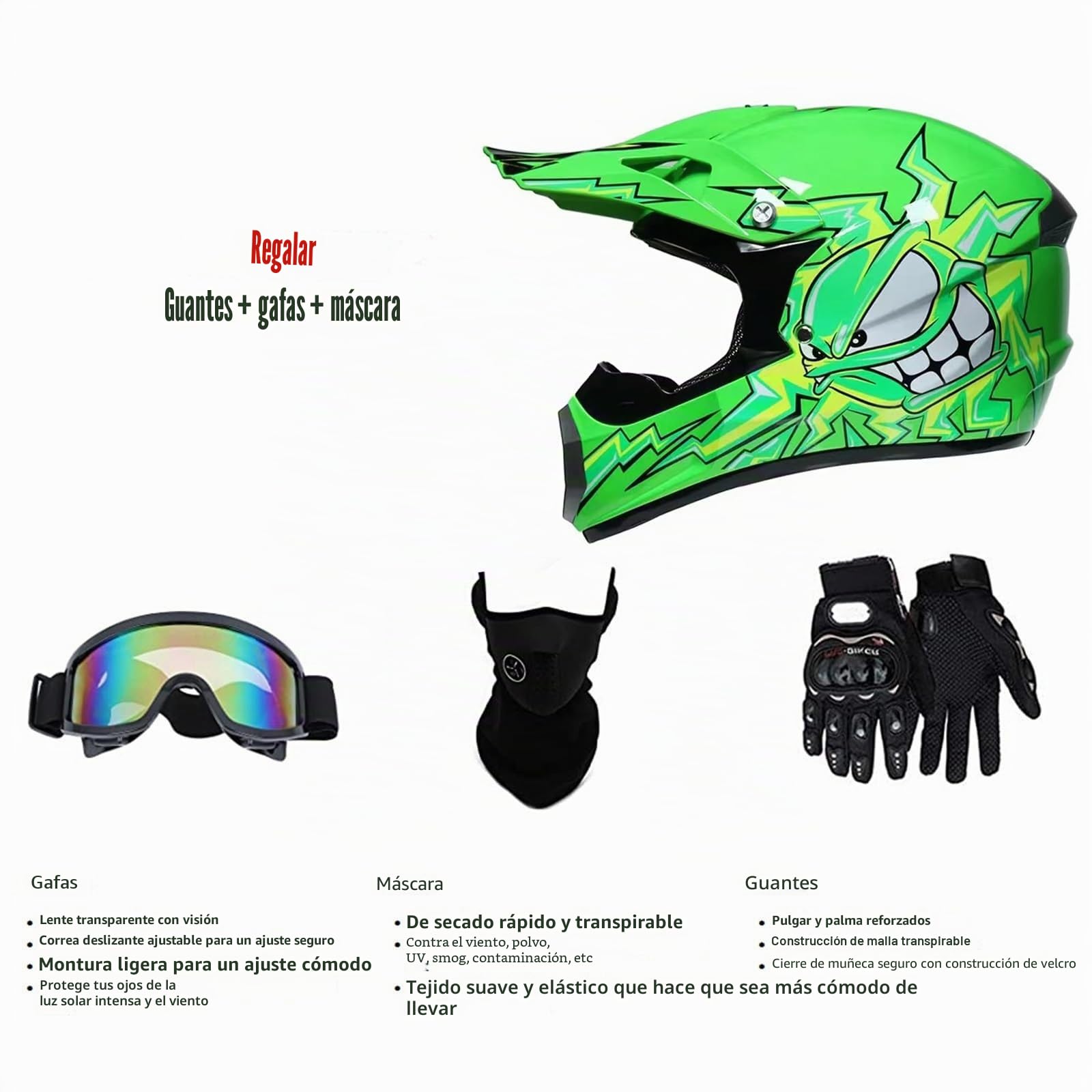 Casco de moto Cross infantil, casco motocross mujer hombre, adulto cascos ciclismo integrales para motocicleta cascos AVT MX cascos moto de cross quad bike bicicleta de montaña