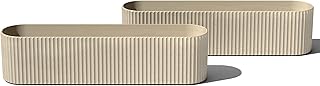 Veradek Demi Series Window Box Planter - Long Planter Box for Windowsill...