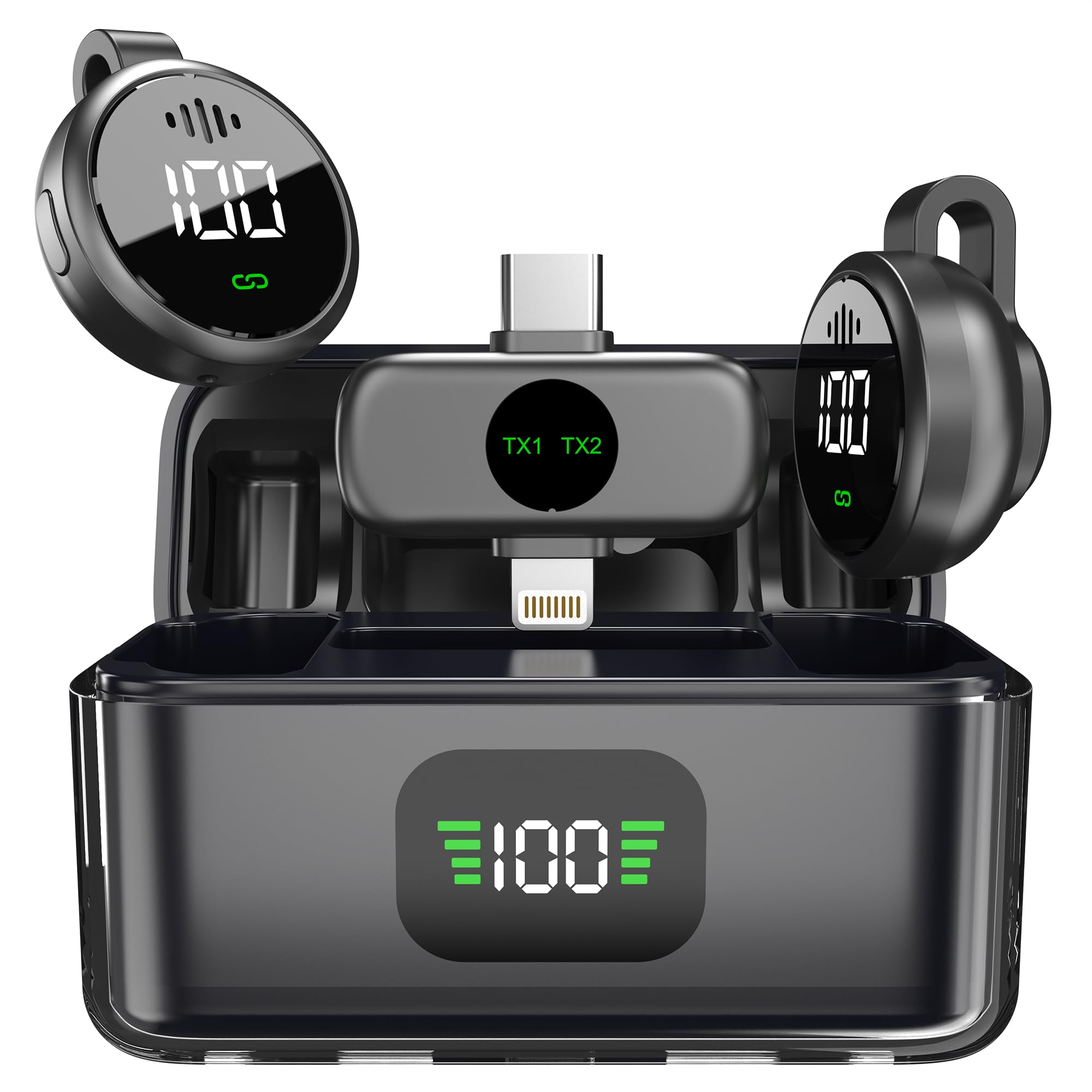 DIGIMORE Wireless Lavalier Microphone | Latest 2026 Edition | Plug & Play Collar Mic with 164ft Range, High Sensitivity & Precise Pickup | for Live Content, Vlogging & Interviews (D-460 pro)-image-37
