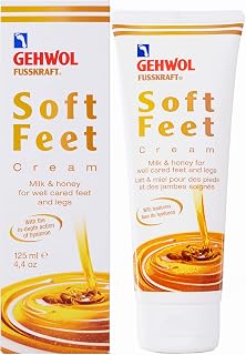 GEHWOL Soft Feet Cream 4.4 oz - Intensive Moisturizing Foot Lotion for Dry Cracked Heels