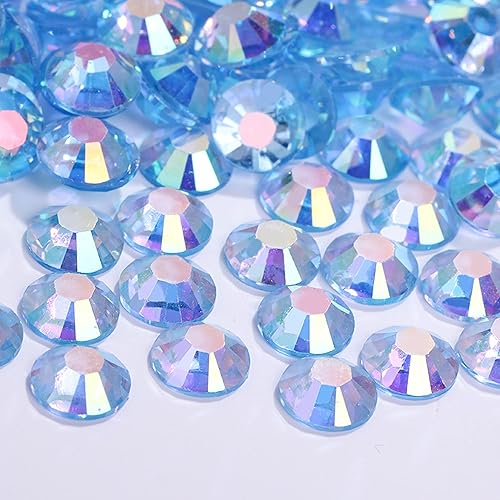 Miniatura 9 de 10000 diamantes de imitación de resina de 0.118 pulgadas (0.118 in), diamantes de imitación transparentes con parte trasera plana para manualidades,