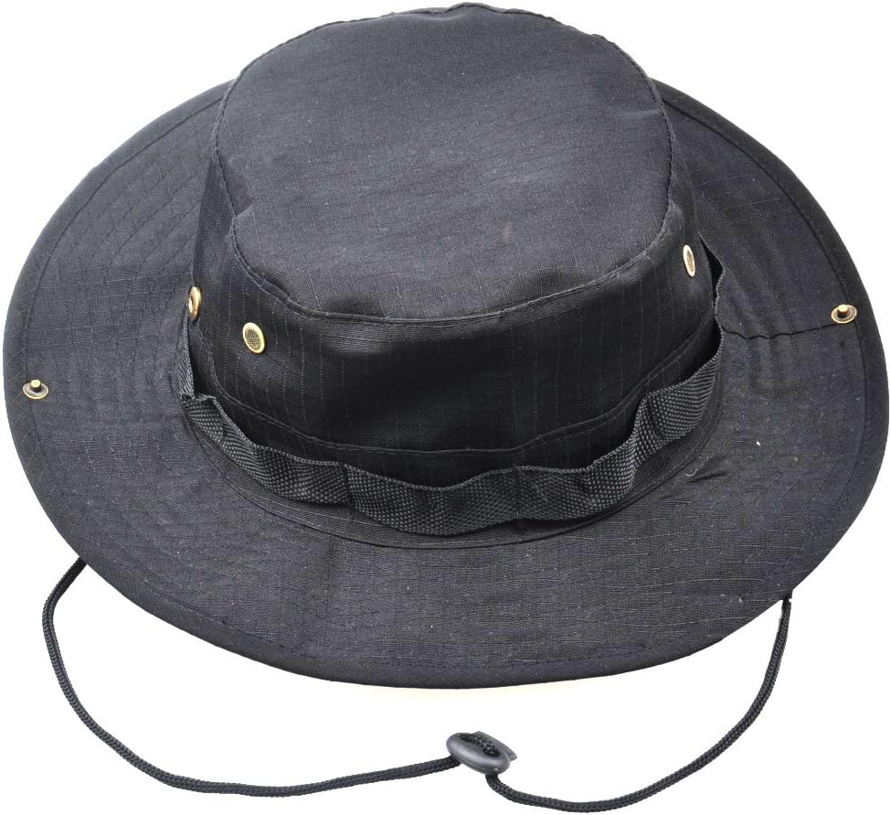 JITTYWide Brim Boonie Hat,Men Women Military Bucket Sun Hats for Summer Outdoor Hiking Fishing Gardening Hunting Camping