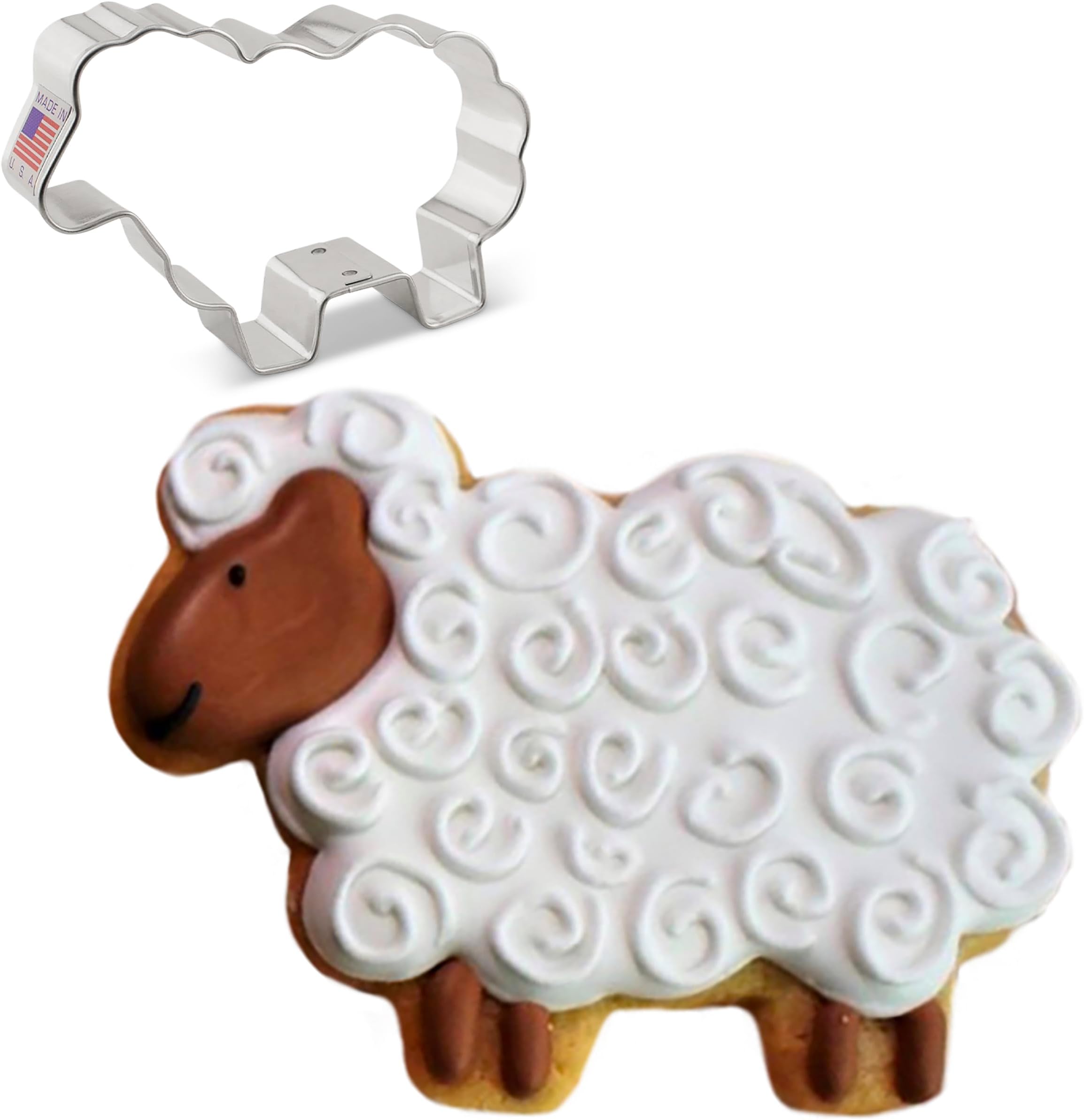 Ann Clark Cookie Cutters Sheep/Lamb Cookie Cutter 3.75"