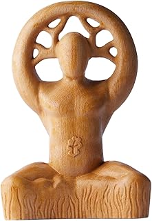 Horned God & Spiral Goddess Statue - Triple Goddes
