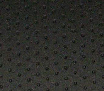 Vinyl Upholstery Embossed Perforated Look Fabric NO Holes! 54" Wide Sold By The Yard Black