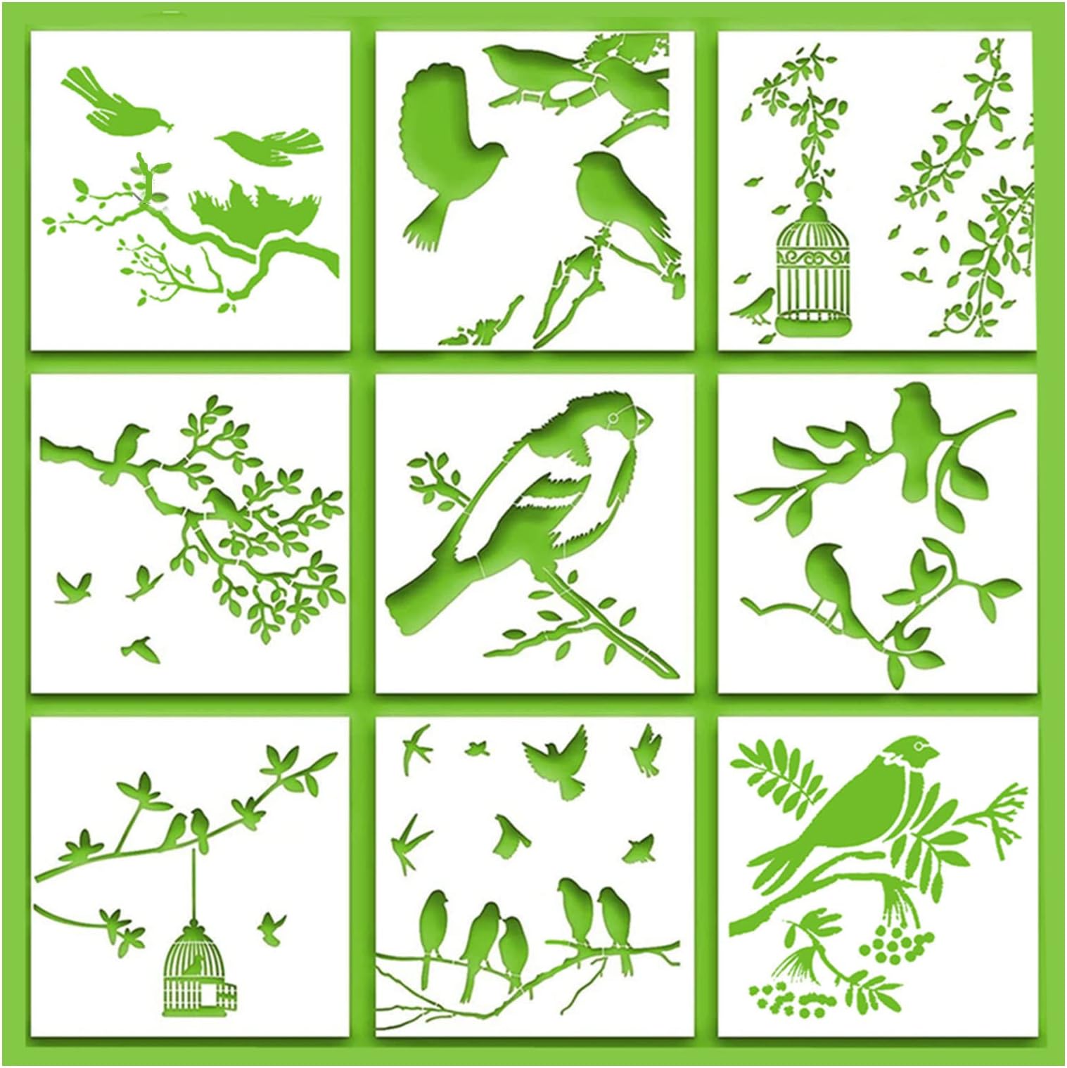 12 Pochoirs Ciel Étoilé Réutilisables - Pour Peinture Sur Bois, Mur Et Scrapbooking