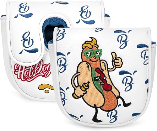Putter Cover DF3 Putter Headcover Mallet Putter Cover with Magnetic Closure | Golf Club Covers Leather Golf Mallet Putter Headcover for DF3 Putters